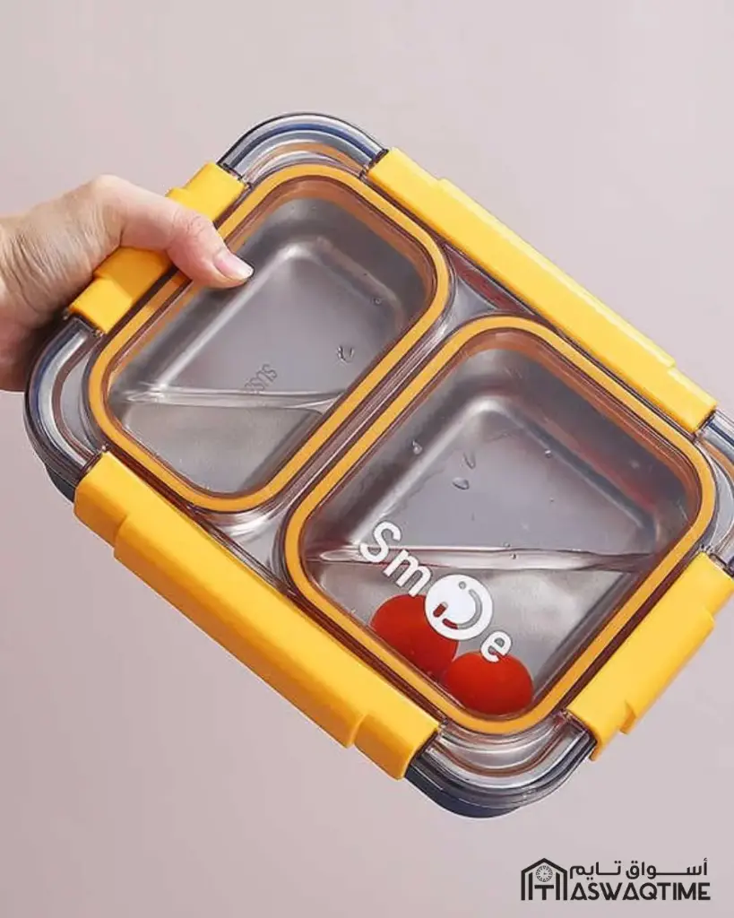 LEAK-PROOF 3PCS 3COMPARTMENTS STAINLESS STEEL LUNCH BOX