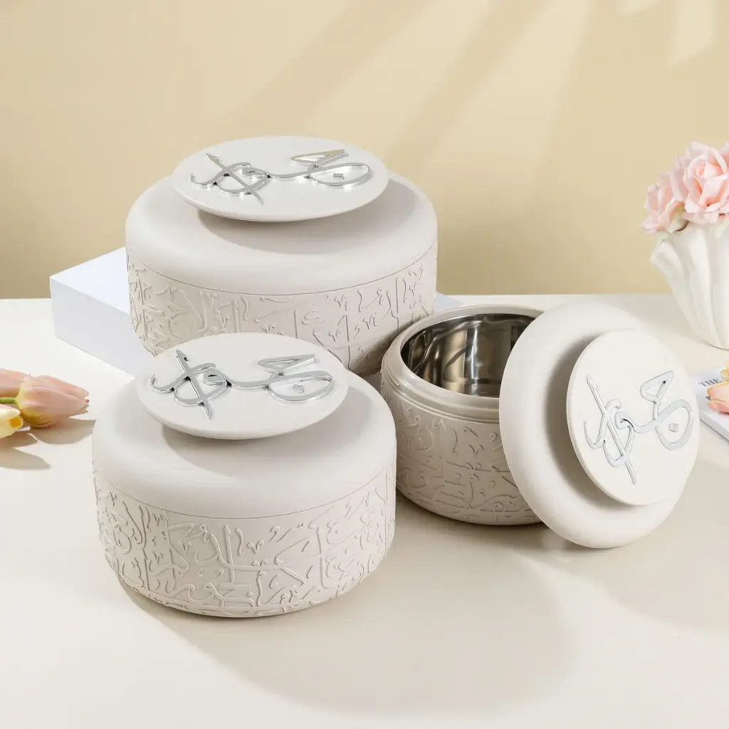 OTANTIK BEIGE FOOD WARMER SET  