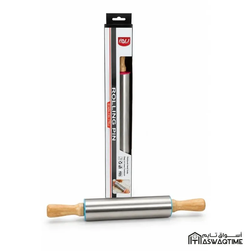 RYL ROLLING PIN STAINLESS STEEL 