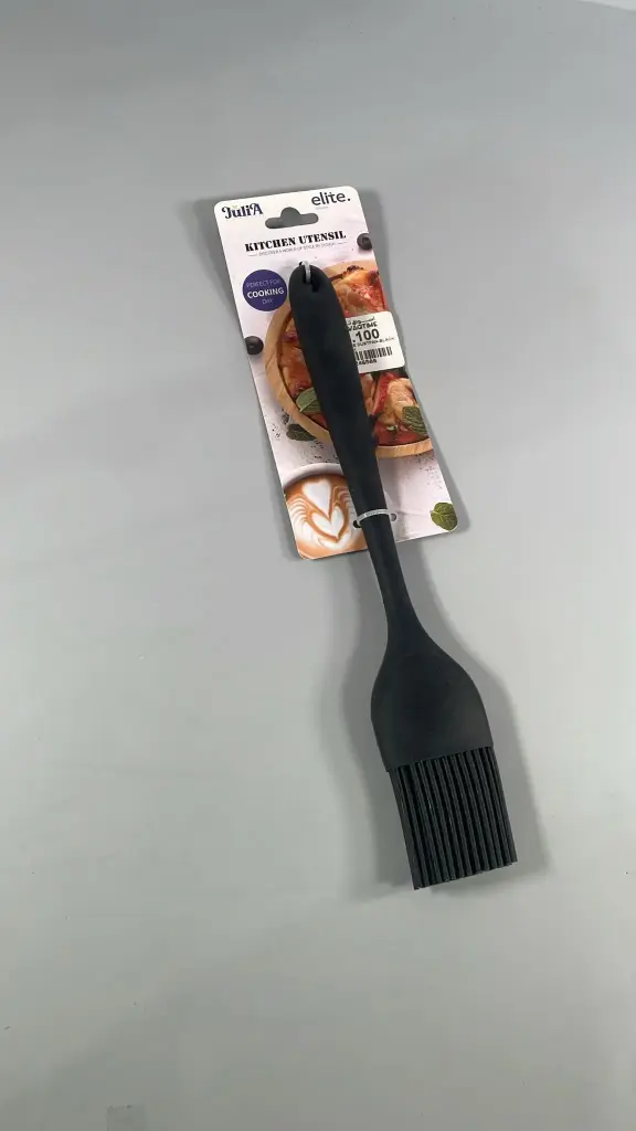 SILICONE WIDE DUSTPAN-BLACK 