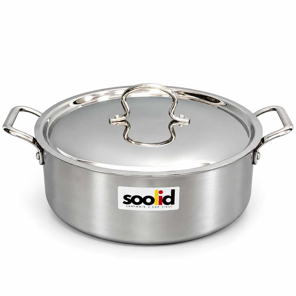 SOLID TRIPLY BIRIYANI POT W/LID 30CM  