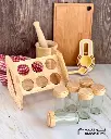 SPICE RACK 6 PCS WOODEN