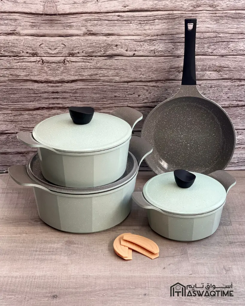 JEWEL GRANITE COOKWARE SET 9 PCS