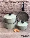 JEWEL GRANITE COOKWARE SET 9 PCS