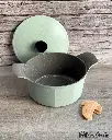 JEWEL GRANITE POT WITH LID 24 CM