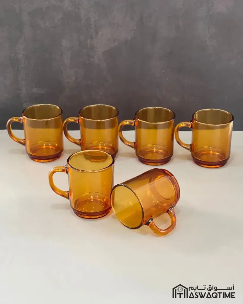 DURALEX VERSAILLES AMBER MUG 260ML-6PCS