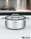 ARSHIA S/S NON-STICK CASSEROLE W/LID 18CM 