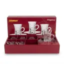 GERMAX6109 TEA CUP & SAUCER 12PCS SET ELEGANCY