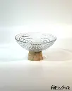 IMCOSS BOWL WITH WOOD BASE 