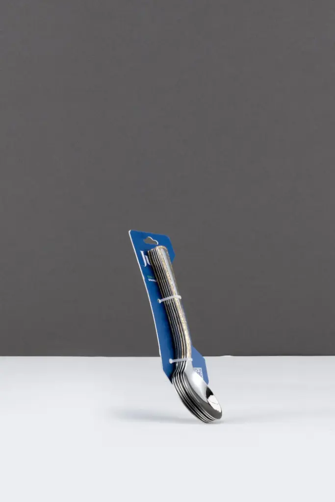 STAINLESS STEEL SPOON SMALL 6PCSGOLD EDGE