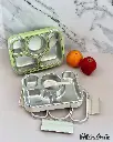 LUNCH BOX FOUR COMPARTMENTS 980ML