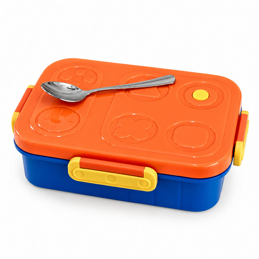 LUNCH BOX STAINLESS STEEL 3GRID 750ML+80ML