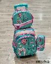 PARIS  3PCS TROLLY SCHOOL BAG SET