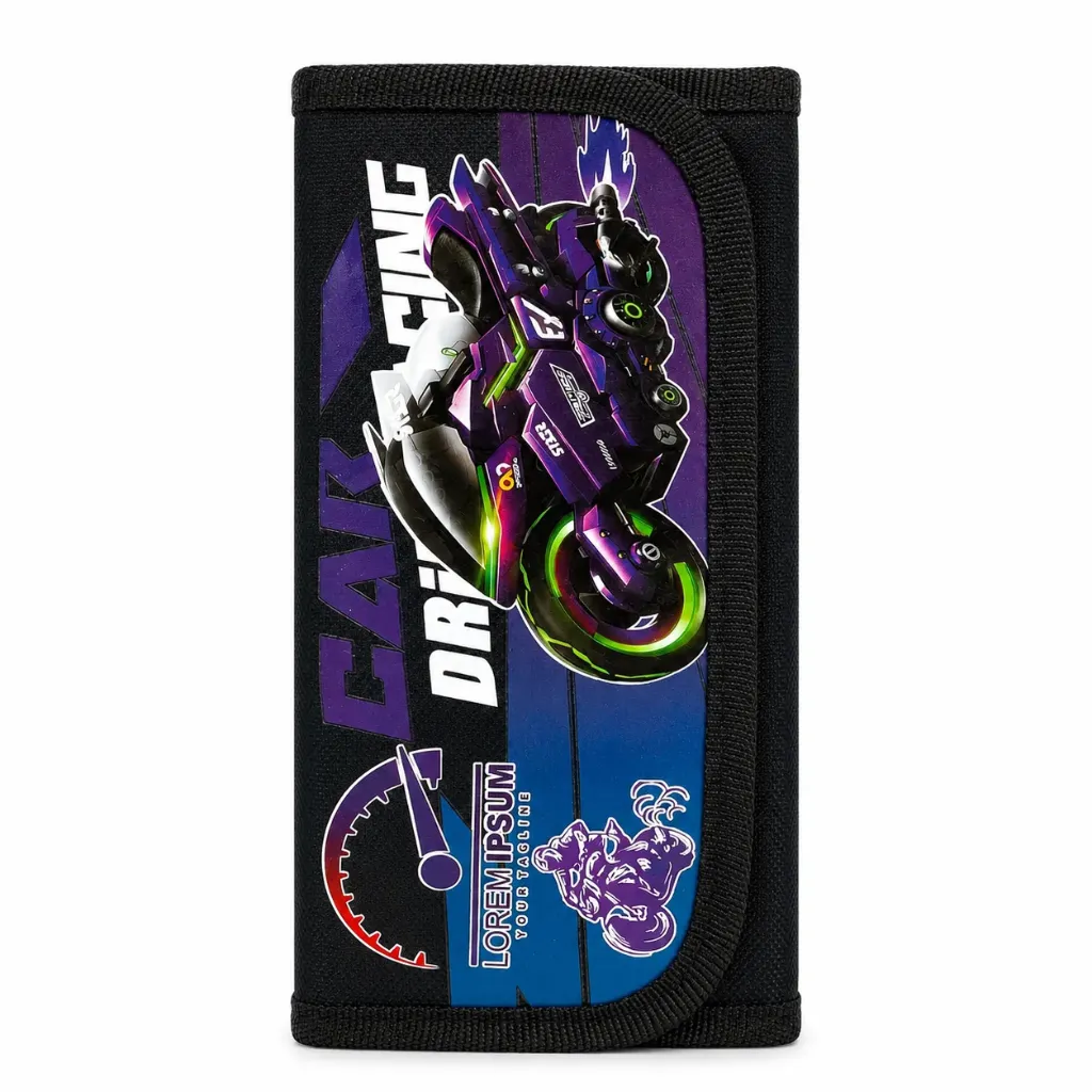 CAR RACING 1 ZIPPER PENCIL CASE