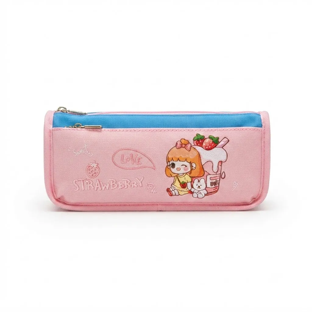 STRAWBERRY 2 ZIBBER PENCIL CASE