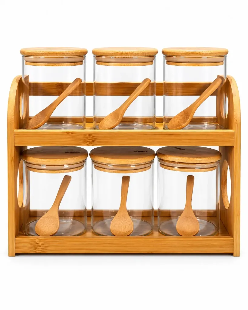 GERMAX 6PCS SPICE JARS