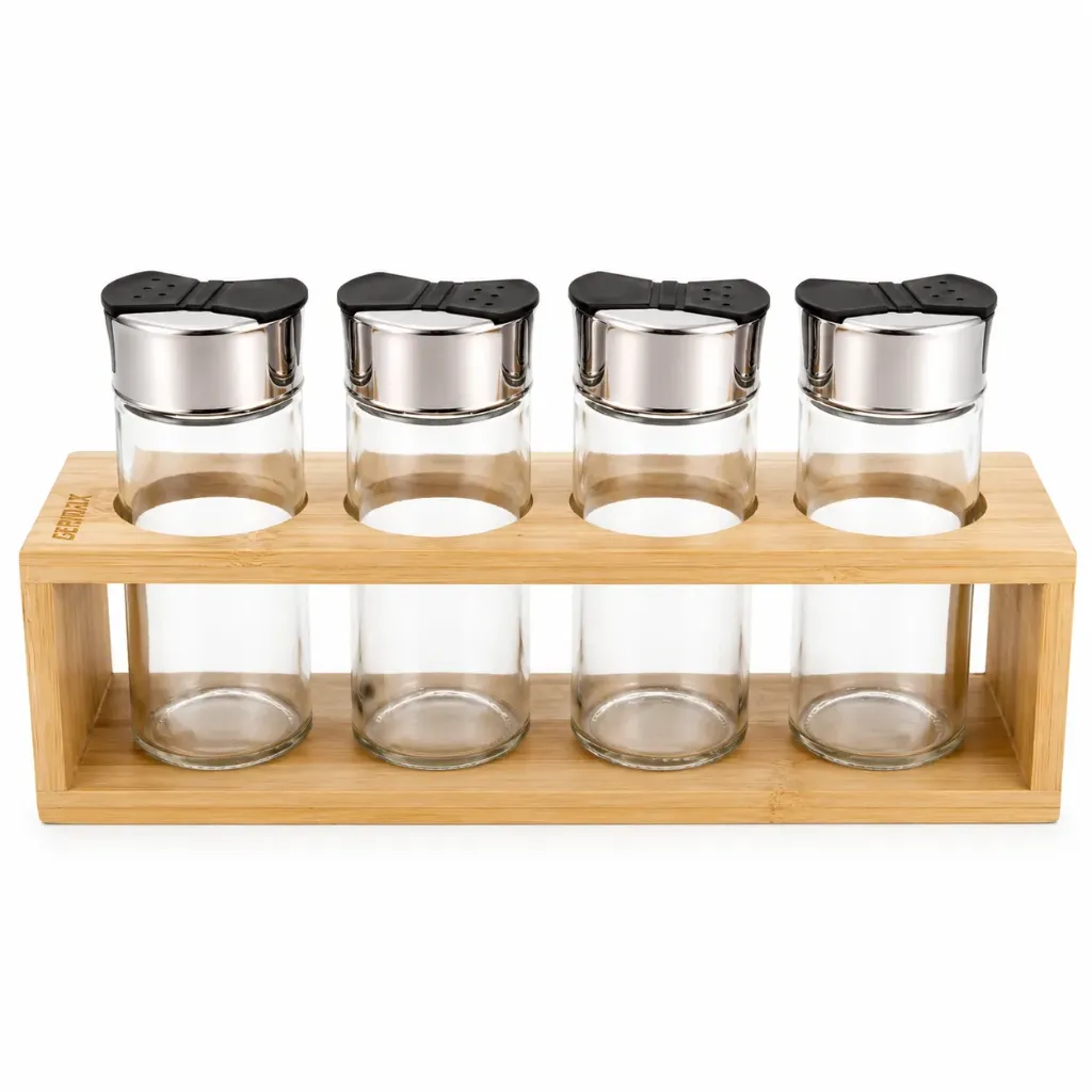 GERMAX 4PCS SPICE JARS