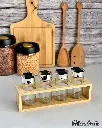 GERMAX 4PCS SPICE JARS