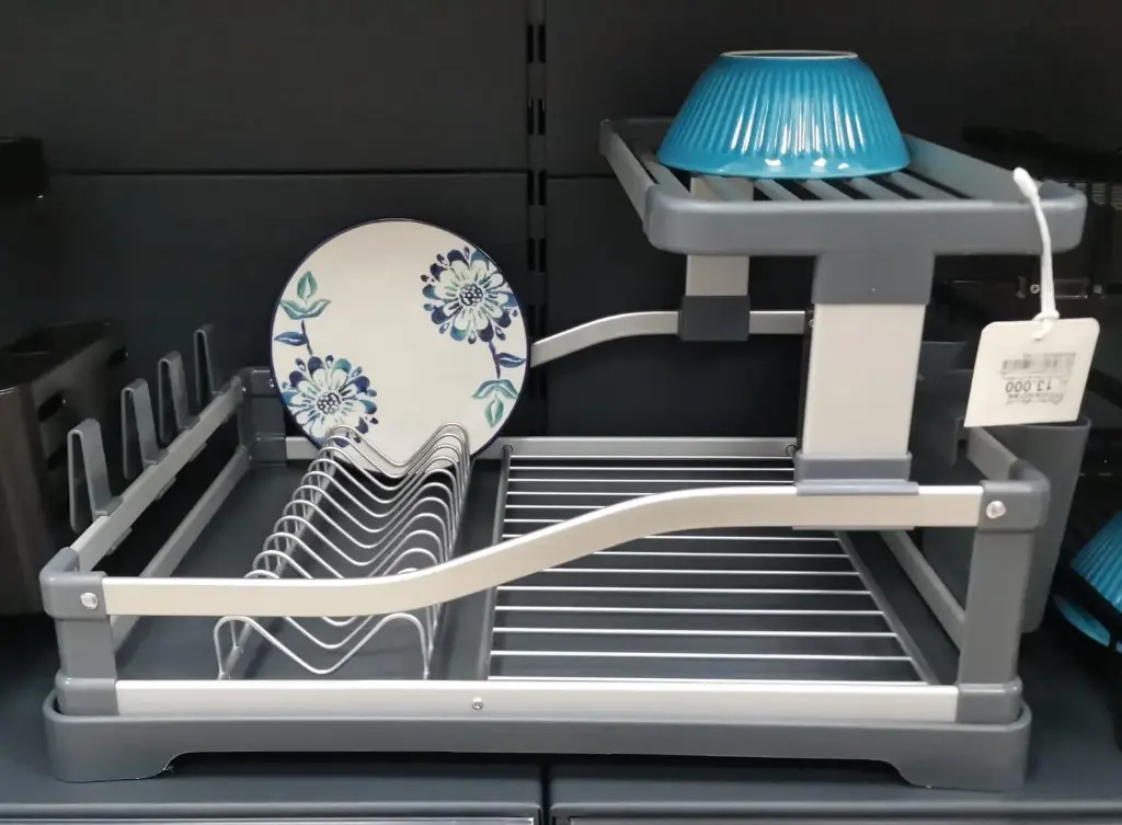 ALUMINUM DISH RACK-GRAYL532*W368*H265MM 