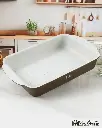 ELITE-PROF RECTANGULAR PAN 34CMBROWN 