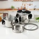 STAINLESS STEEL PRESSURE COOKER 22CM-5L&7L