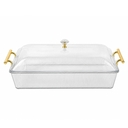 ACRYLIC DEEP TRAY WITH LID 
