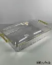 ACRYLIC DEEP TRAY WITH LID 