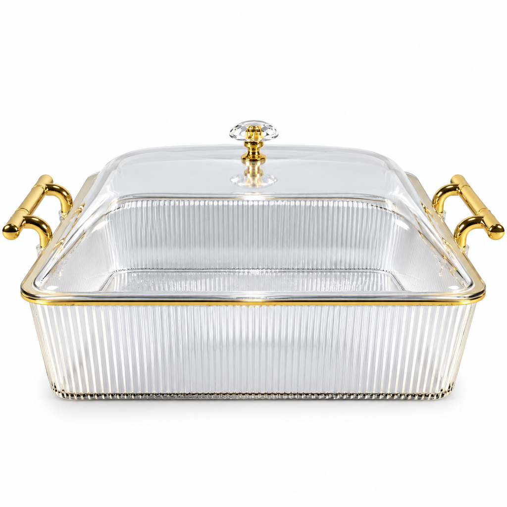 JIE SQUARE ACRYLIC BOWL TRAY