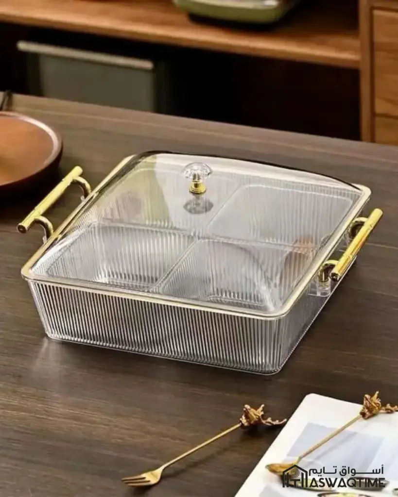 JIE SQUARE ACRYLIC BOWL TRAY