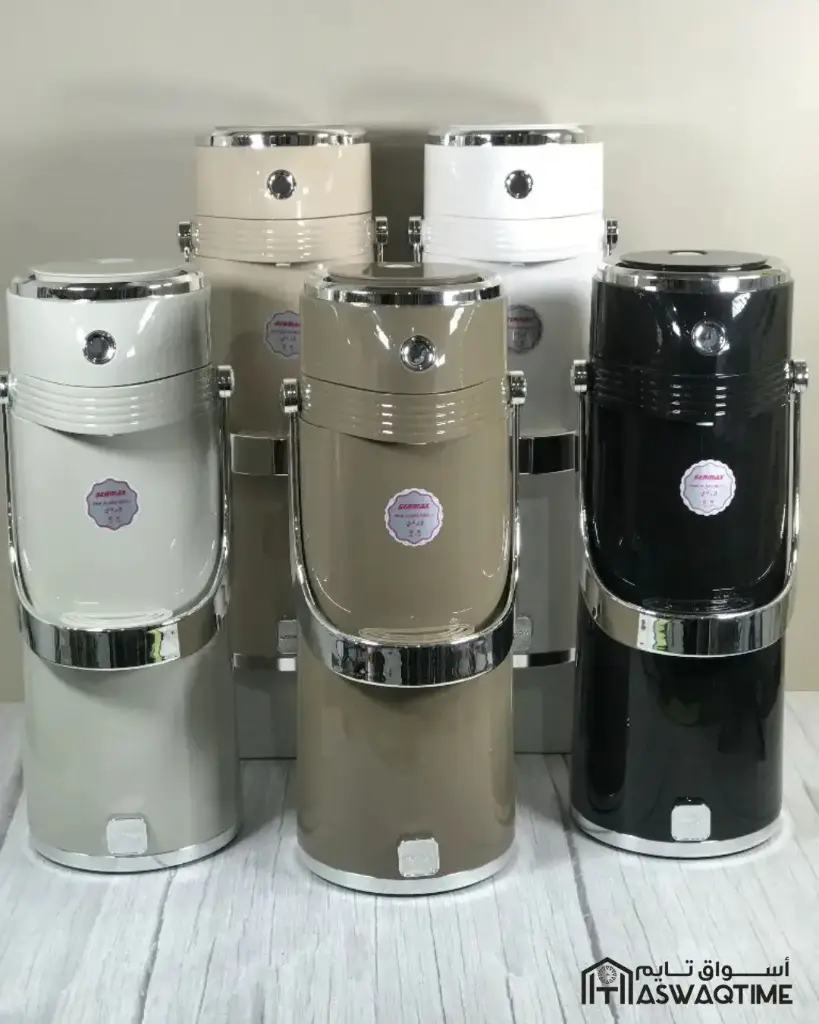 GERMAX AIR POT VACUUM FLASK 1.9L SILVER