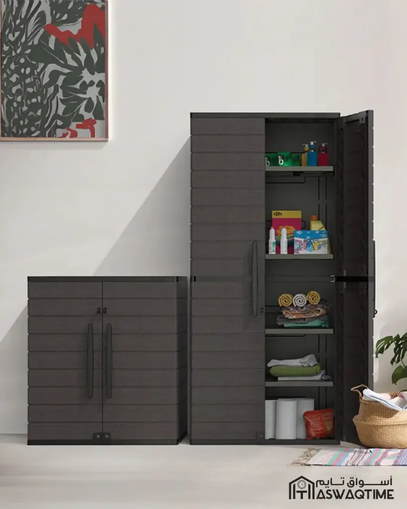 COSMO VERTICAL CABINET SHORT GREY 