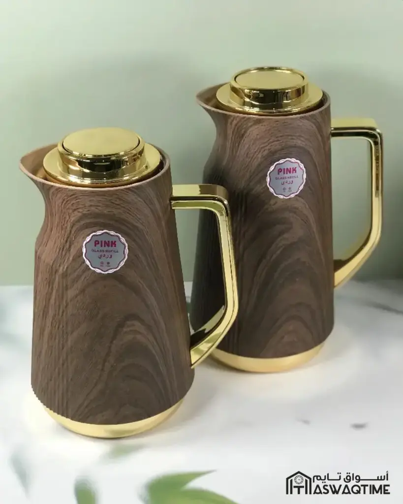 GERMAX VACUUM FLASK 1L WOOD