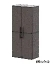 COSMO VERTICAL CABINET A TALL  DARK BROWN