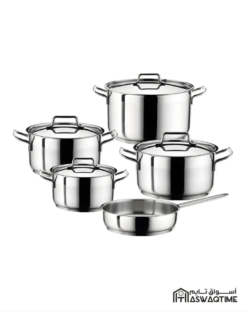 HASCEVHER ANETT 9 PCS COOKWARE SET 