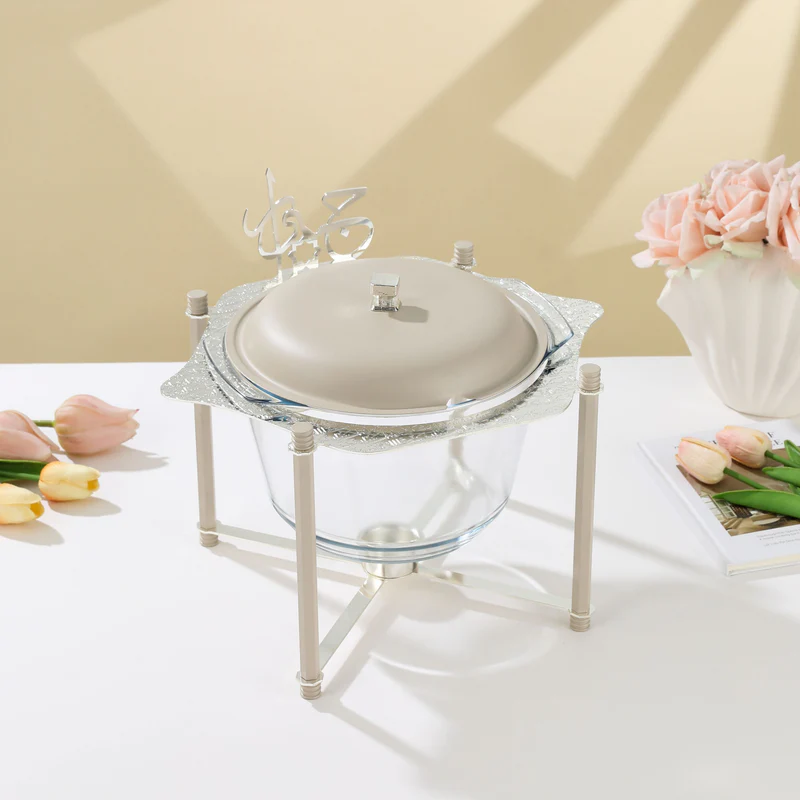 Serving Buffet - L From Jiwar - Beige + Silver 