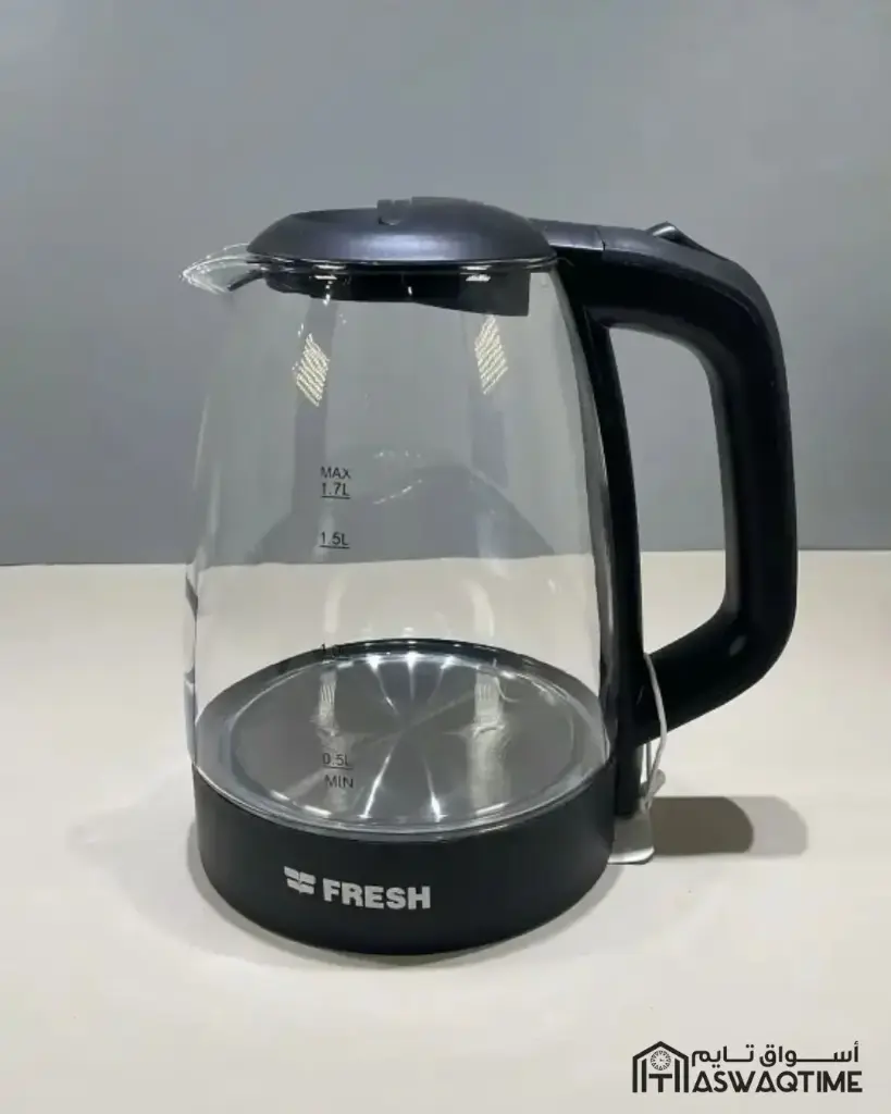FRESH GLASS KETTLE EGK 17000 – BLACK