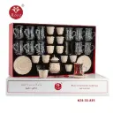 ROSE 38PCS TEA AND GAHWA SERVICE SET CR-624-38-A15
