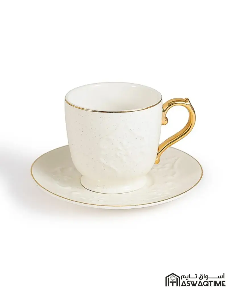  ROSE 12 PCS MILK SET 6 MILK CUPS+ 6 SAUCERS             CR-624-MLK-A27 