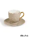 ROSE 12 PCS MILK SET 6 MILK CUPS+ 6 SAUCERS              CR-624-MLK-A32 