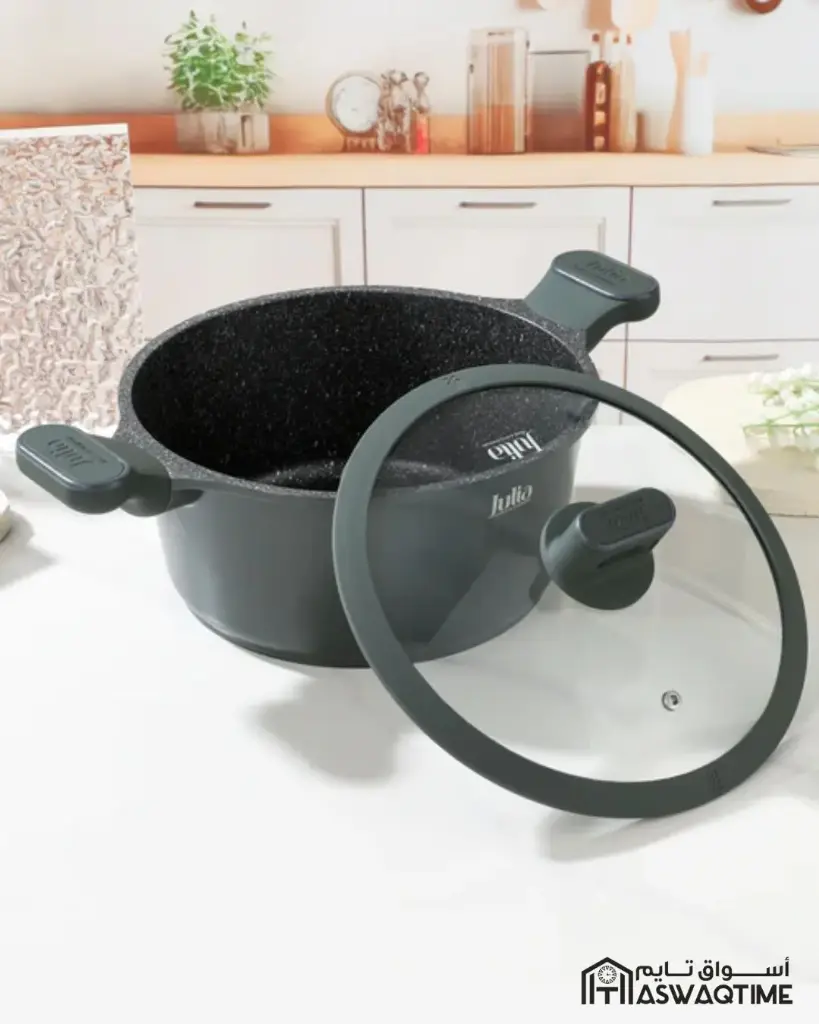 JULIA ELITE-PRO CASSEROLE WITH LID 24CM-GREEN 