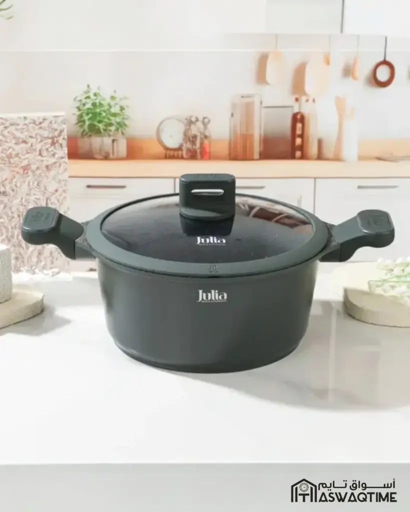 JULIA ELITE-PRO CASSEROLE WITH LID 32CM-GREEN 