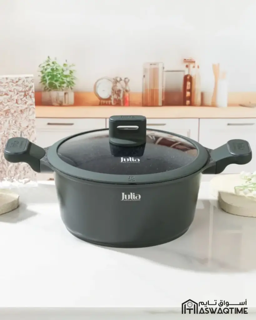 JULIA ELITE-PRO CASSEROLE WITH LID 20CM-GREEN 