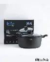 JULIA ELITE-PRO PLUS CASSEROLE WITH LID 32CM-BLACK 