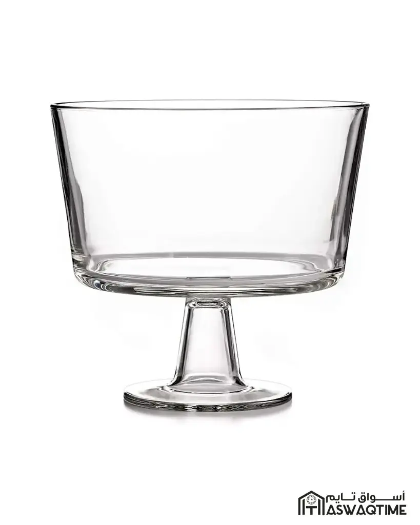 ELEGANT CAKE BOWL CLEAR 24x20cm