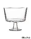 ELEGANT CAKE BOWL CLEAR 24x20cm