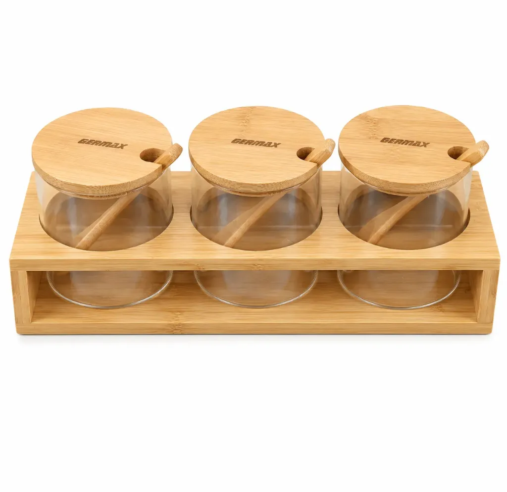 [GER-6262] GERMAX 3PCS SPICE JARS