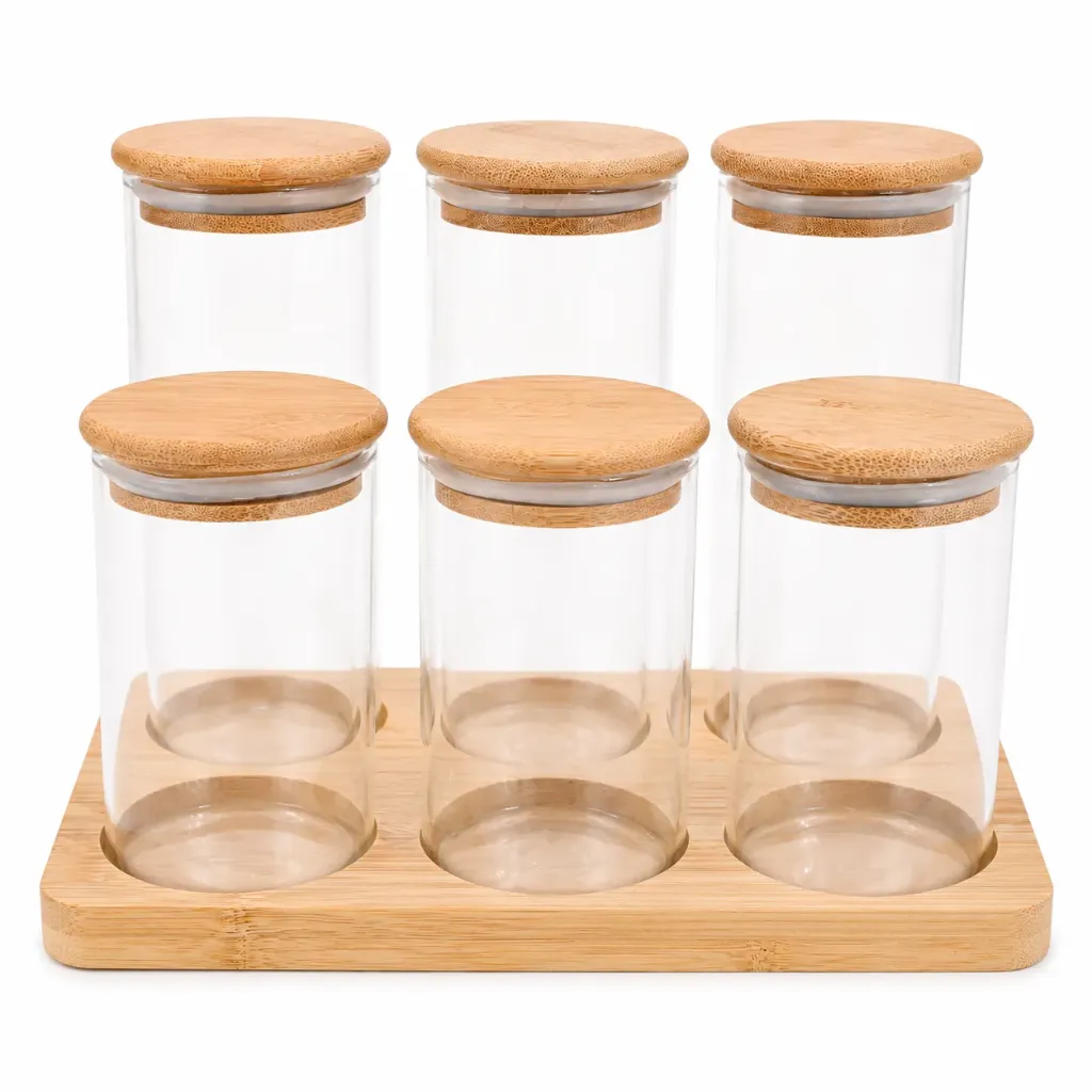 GERMAX 6PCS SPICE JARS