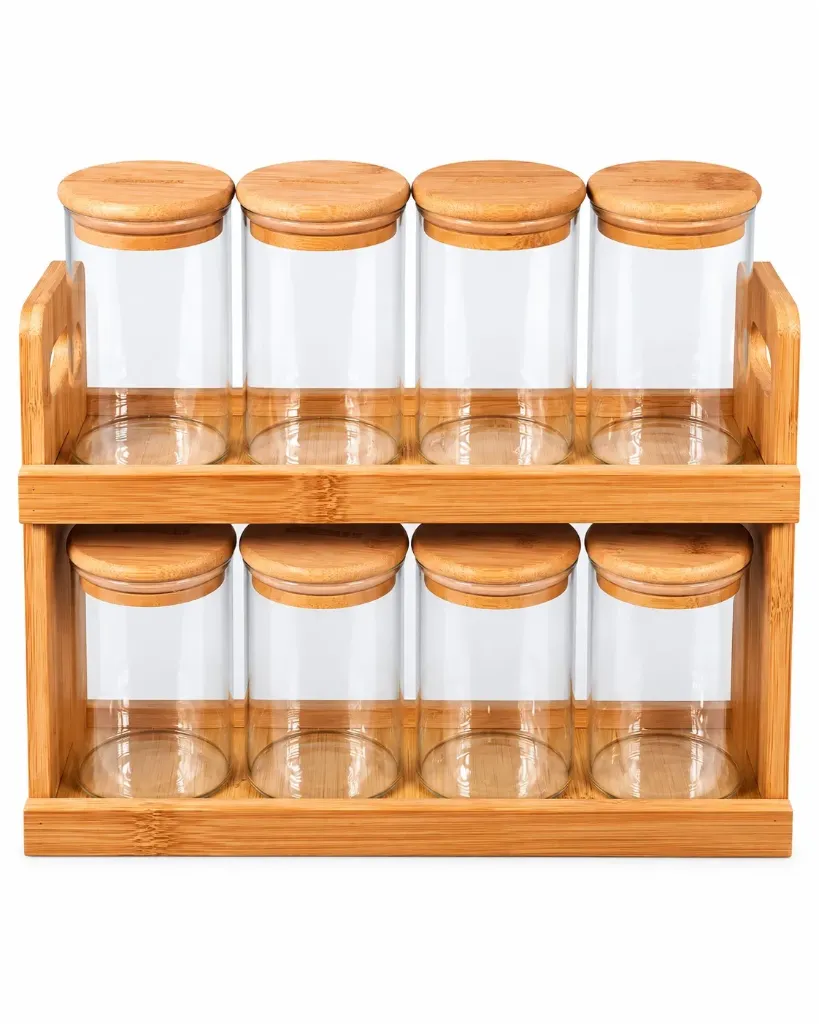 GERMAX 8PCS SPICE JARS