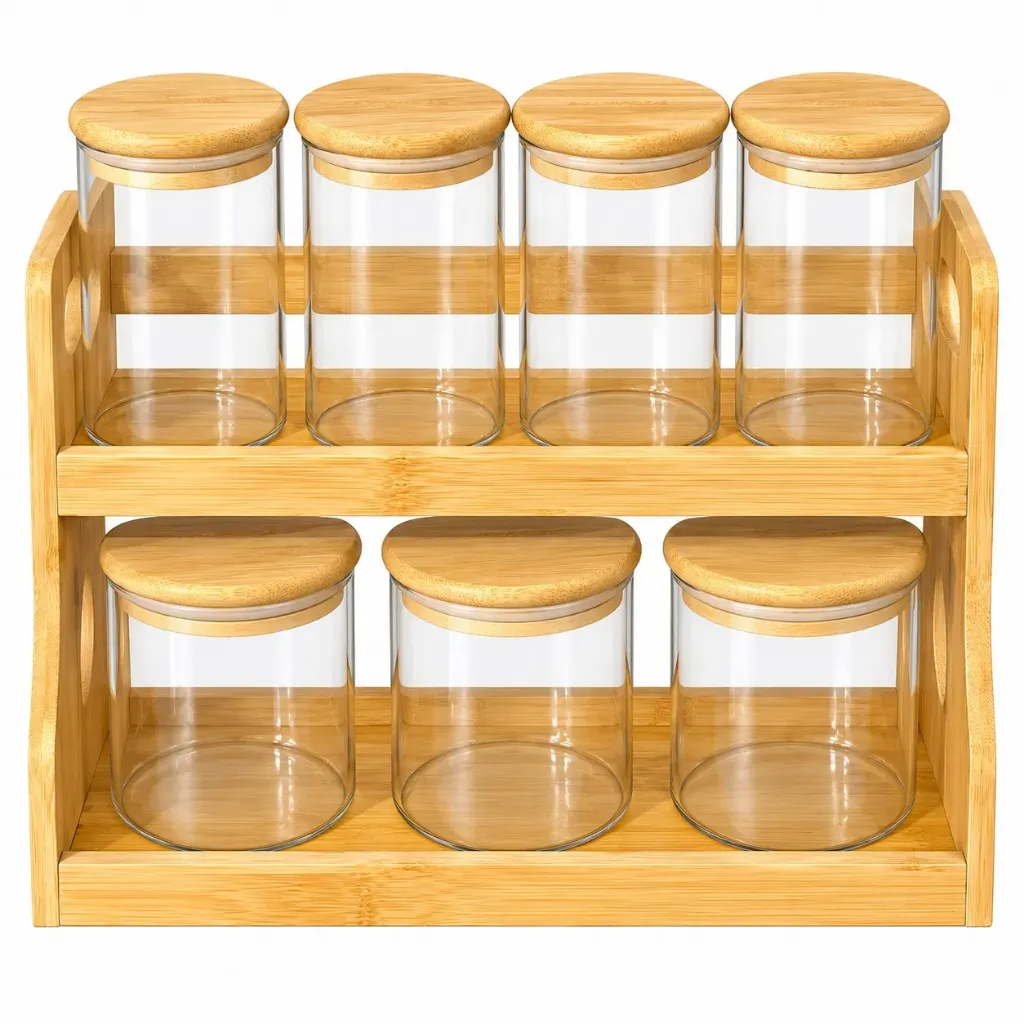 GERMAX 7 PCS SPICE JARS