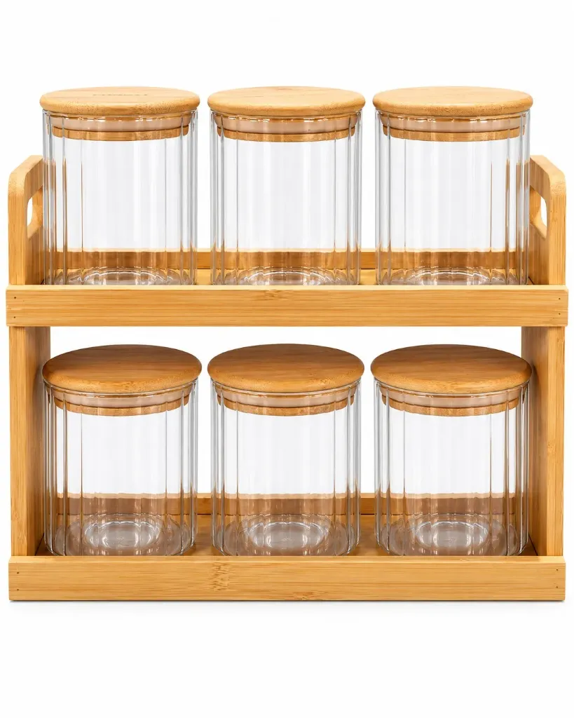 GERMAX 6PCS SPICE JARS